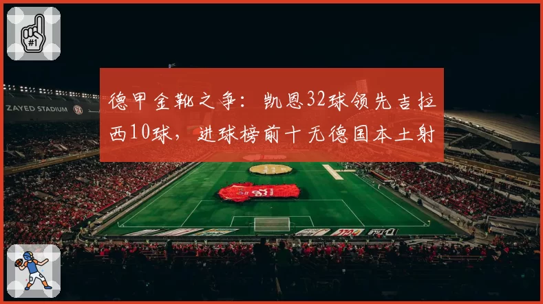 德甲金靴之争:凯恩32球领先吉拉西10球,进球榜前十无德国本土射手